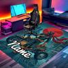 Custom Name Personalized Knight Rider Print Carpet, Versatile Home Decor Rug, for Playroom, Apartment, Balcony, Entryway, Hallway Gift