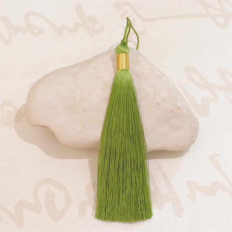 12 см золотая нить ледяной шелк кисточка для украшения ханьфу чонсам своими руками