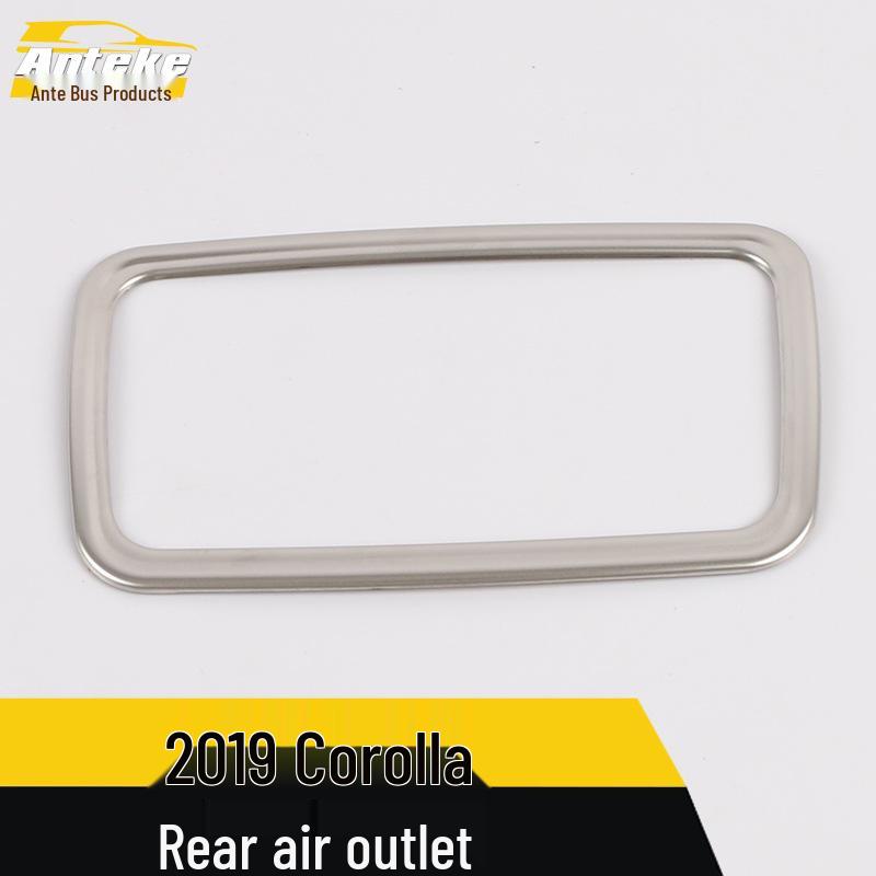 Rear Row Air Outlet Trim Frame and Dustproof Protective Cover for 2019 Leiling