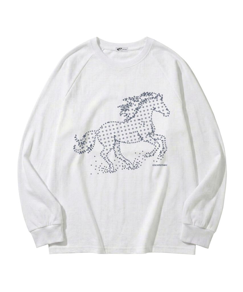 ESCAPEFROM Star Horse Print Long Sleeve [6 Colors]