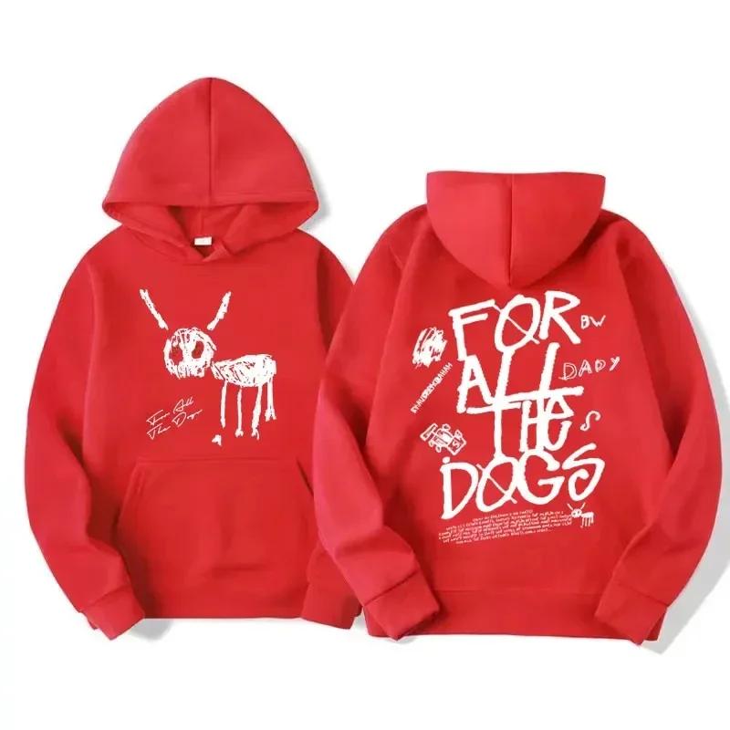 Drake rappers' men's and women's hooded sweatshirts hip-hop sweaters vintage streetwear all dogs' new album hooded sweatshirts