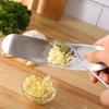 Stainless Steel Curved Garlic Press Mincer Manual Ginger Crusher Masher Multifunction Shredder Kitchen Fruit Vegetable Gadgets