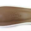 HERMES Sandals Oasis white leather Women 37 071002Z Used