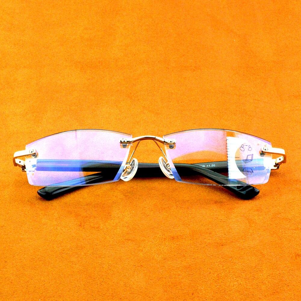 ROYAL LUXURY ТИТАНОВЫЙ СПЛАВ РУЧНОЙ РАБОТЫ МУЖЧИНЫ ЖЕНЩИНЫ УНИСЕКС ТОНИРОВАННЫЕ ЛИНЗЫ ФОРМАЦИОННОЙ ПРОГРАММЫ Прогрессивные ОЧКИ ДЛЯ ЧТЕНИЯ +1 +2,5 +2 +2,5 ДО 4