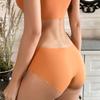 3Pcs/Set Seamless Underwear Silk Women's Solid Color Panties Lady Ruffle Underpants Girls Briefs Invisible Panty Sexy Lingerie