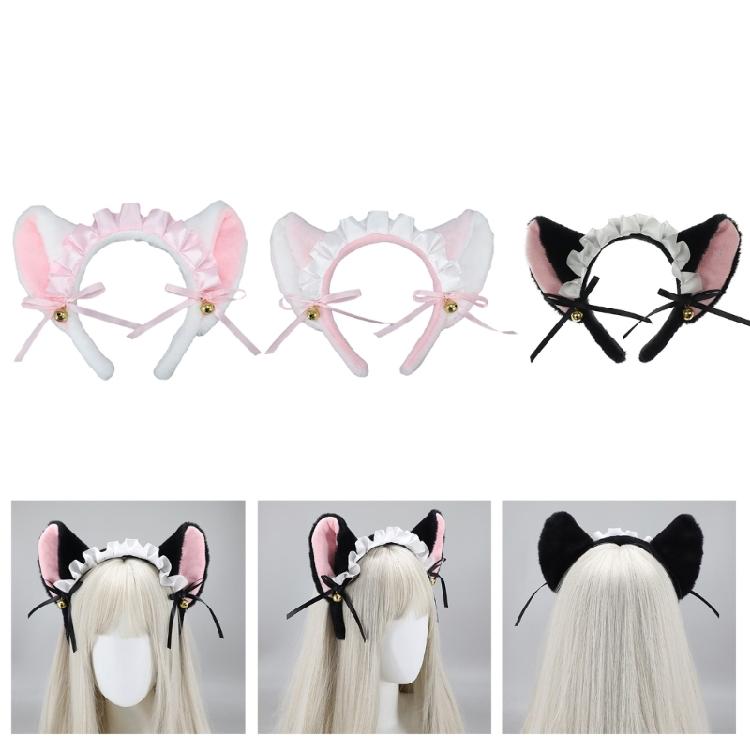 Sexy Hairband Angel Lace Headband Bow Cat Ear Sexy Hair Ornaments