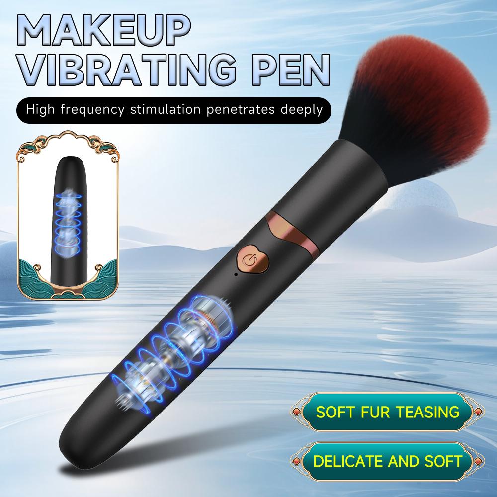 Вибратор для макияжных кистей Секс-игрушки для женщин Мощный вибрирующий стимулятор оргазма влагалища и сосков Зарядка от USB AV-палочка Массажер