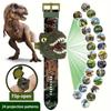 3D Dinosaur Children's Watches 24 Projection Electronic Watch Student Wristwatches  Birthday