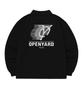 OHY Sporty Logo Collar Long Sleeve - Black
