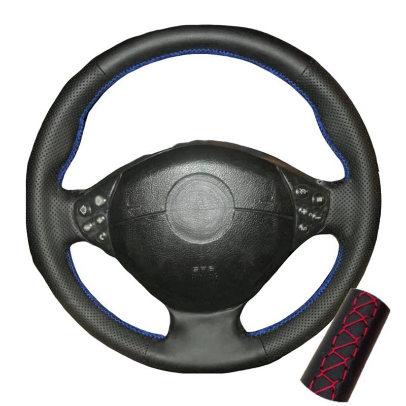 Microfiber Leather Car Steering Wheel Cover For BMW M Sport E36 1996-2000 E39 1995-2001 Z3 E36/7 1998-2002 M3 E36 M5 E39 3-Spoke