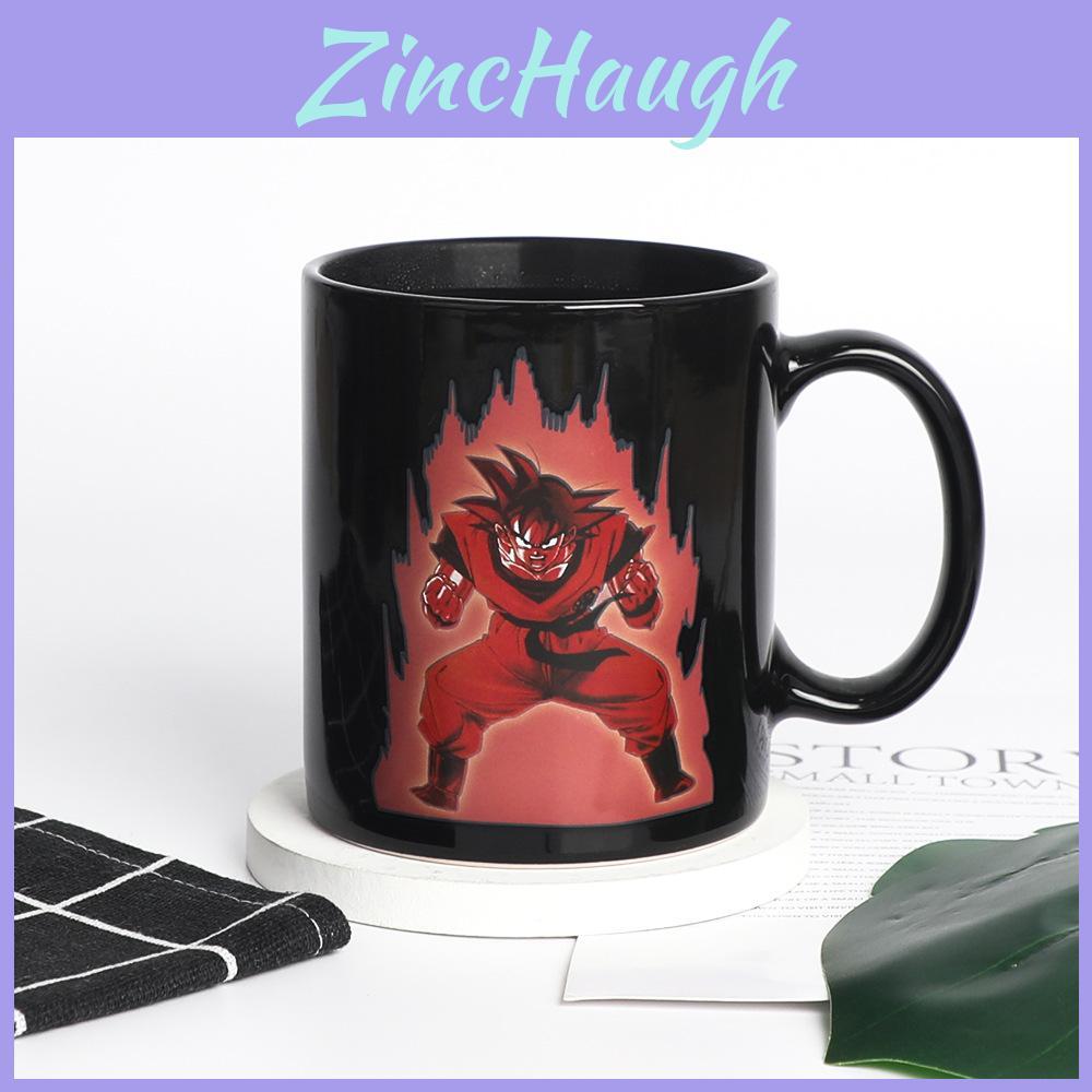 Керамическая кружка Dragon Ball Goku, меняющая цвет, для подарка и домашнего использования