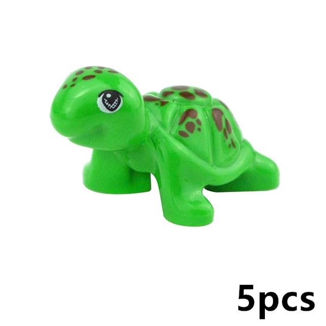 MOC Город Животные Строительные Блоки Фигурки Коза Овца Орел Сова Панда Попугай Чайка Пингвин Зоопарк Рам Аксессуары Кирпичики Игрушка Подарок