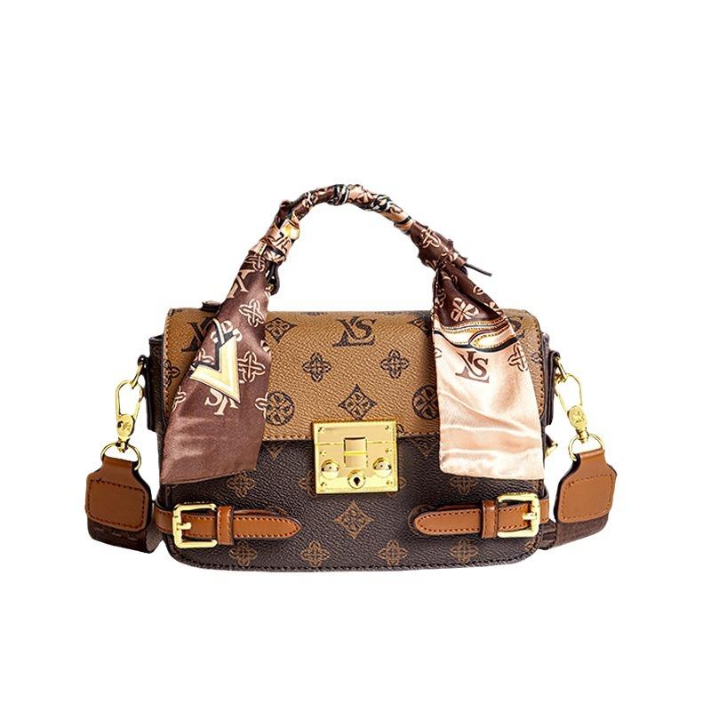 Новая Сумка Кросс-боди Осенняя Женская Кожаная Сумка Маленькая Сумка На Одно Плечо Маленькая Квадратная Сумка