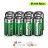 PALO 1.5V D Size Rechargeable Battery Type-C USB Charging D R20 LR20 Li-ion Batteries Battery For Heater Gas Stove
