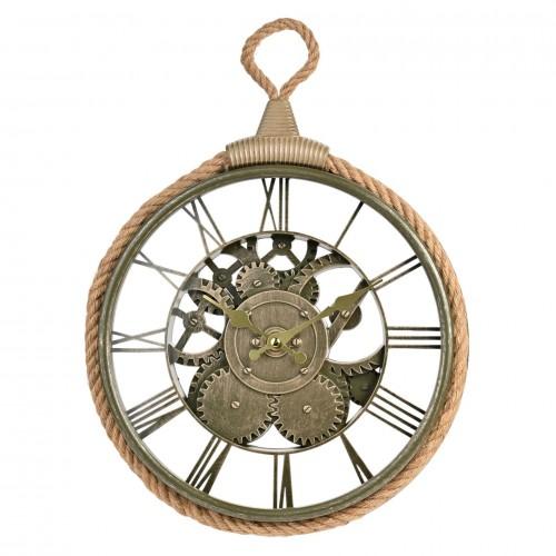 Hometime Cogs & Rope Wall Clock 30cm