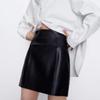 Lambskin Leather Unique Black Women Designer Slim Fit Skirt Sexy 100% Genuine