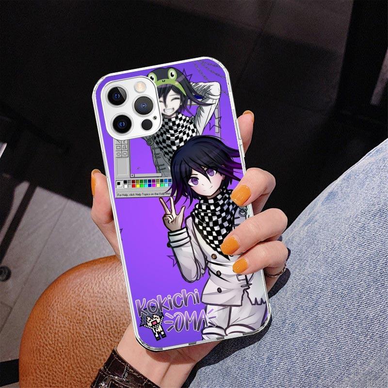 Чехол для телефона Danganronpa Kokichi Ouma для iPhone 17 Air 16 Pro Max 16E 15 + 14 Plus 11 12 13 Mini 7 8 SE Подарок Печатная крышка Fundas 1