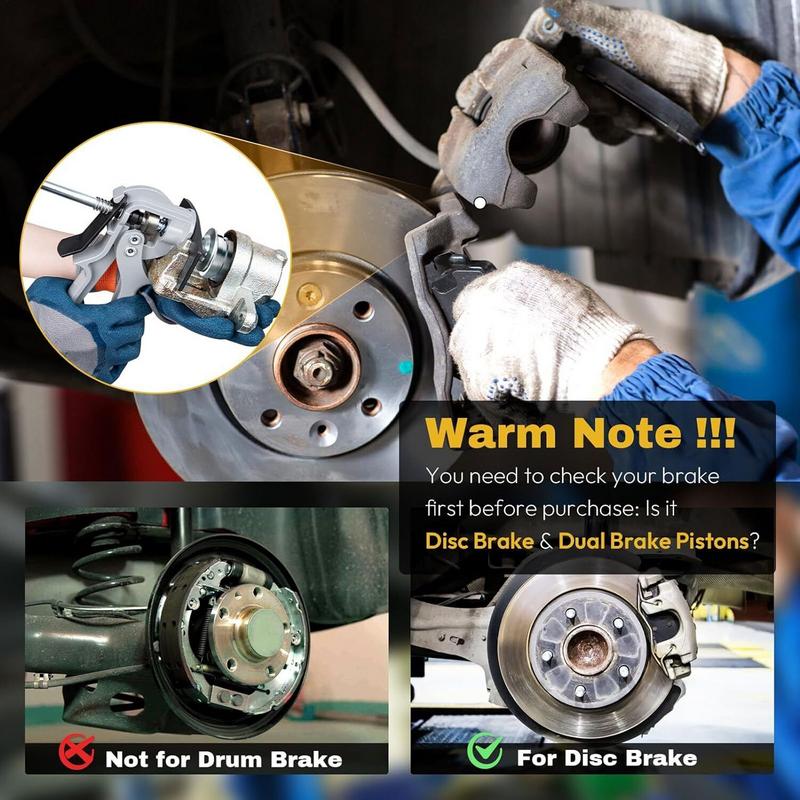 Инструмент для вдавливания тормозных суппортов, стальной регулятор тормозных колодок, сверхмощный разжим для поршней, разделитель дисков для большинства автомобилей