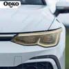 Car Headlight Tint Smoked Black Protective Film Transparent TPU Sticker For Volkswagen VW Golf 8 MK8 R Line GTI