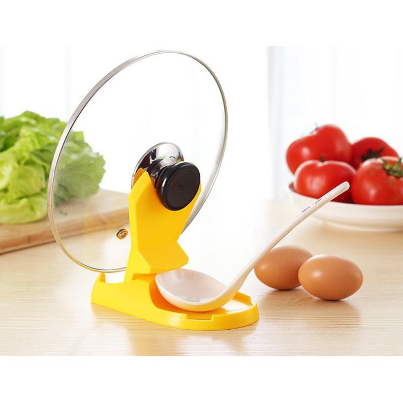 Sleek Plastic Kitchen Pan Pot Cover Holder With Multifunctional Use And Classic Design