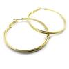 [L7597] - Gold 'Choreography' Hoop Earrings Ø 50 Mm