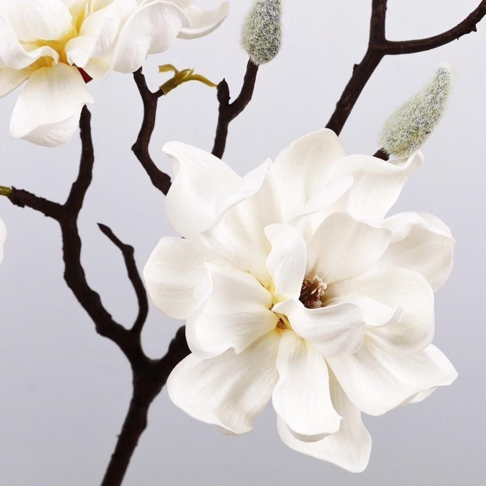 Real Touch Artificial Magnolia Flower Realistic Artificial Orchid Flowers  Home Living Room Decor
