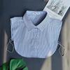 24 Years Old Versatile Shirt Collar Pointed Collar Striped Fake Collar Women'S Shirt Collar Men'S Fake Collar
