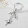 Keychains Star Moon Metal Key Rings For Women Men Friendship Gift Handbag Decoration Handmade Jewelry
