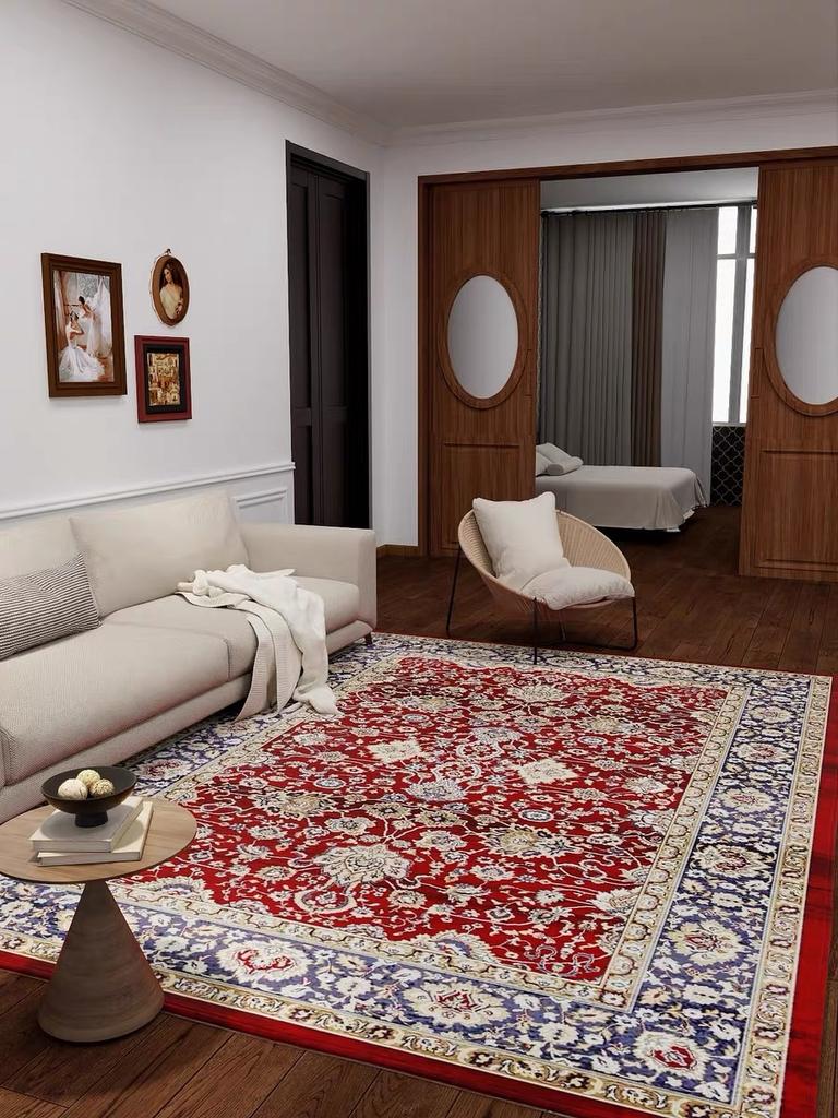 Retro Style Imitation Cashmere Washed Back Carpet American Living Room Sofa Table Cushion Bedroom Decorative Carpet