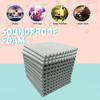 12 Pcs Soundproof Foam Panels 1 X 12 X 12 Inches High-Density Studio Acoustic Wall Panels for Walls Sound Absorbing Panels Sound Insulation