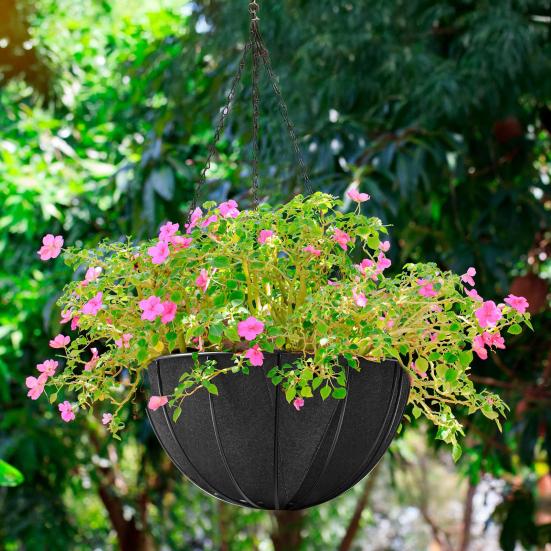 Подкладка для корзины для растений 12/14/16 дюймов Подкладка для корзины Фетровый цветок Предотвращает гнездование птиц