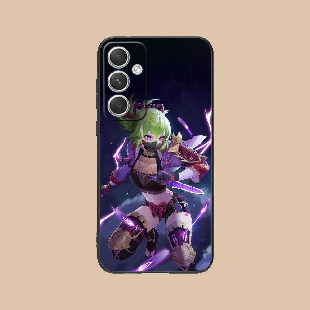 Игровой чехол для мобильного телефона GI Kuki Shinobu для Samsung Galaxy S26 S25 S24 S23 S22 S21 S20 Note20 Plus FE Ultra Красочный чехол Роскошный