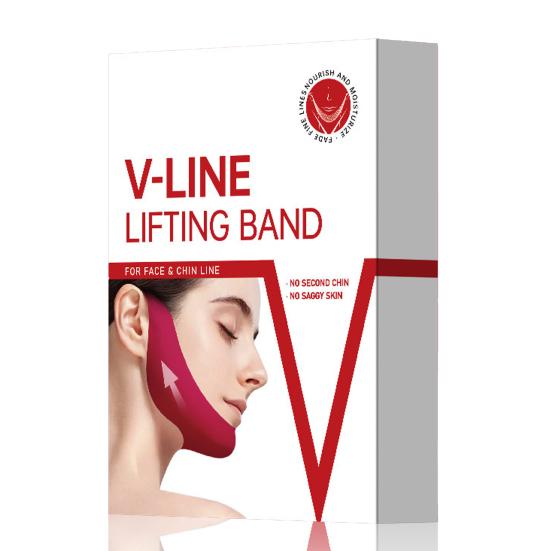 5 шт. маска для лица, подтягивающая кожу, V-образная маска для лица, укрепляющая увлажняющая лента для подтяжки шеи, пластырь для лица для женщин