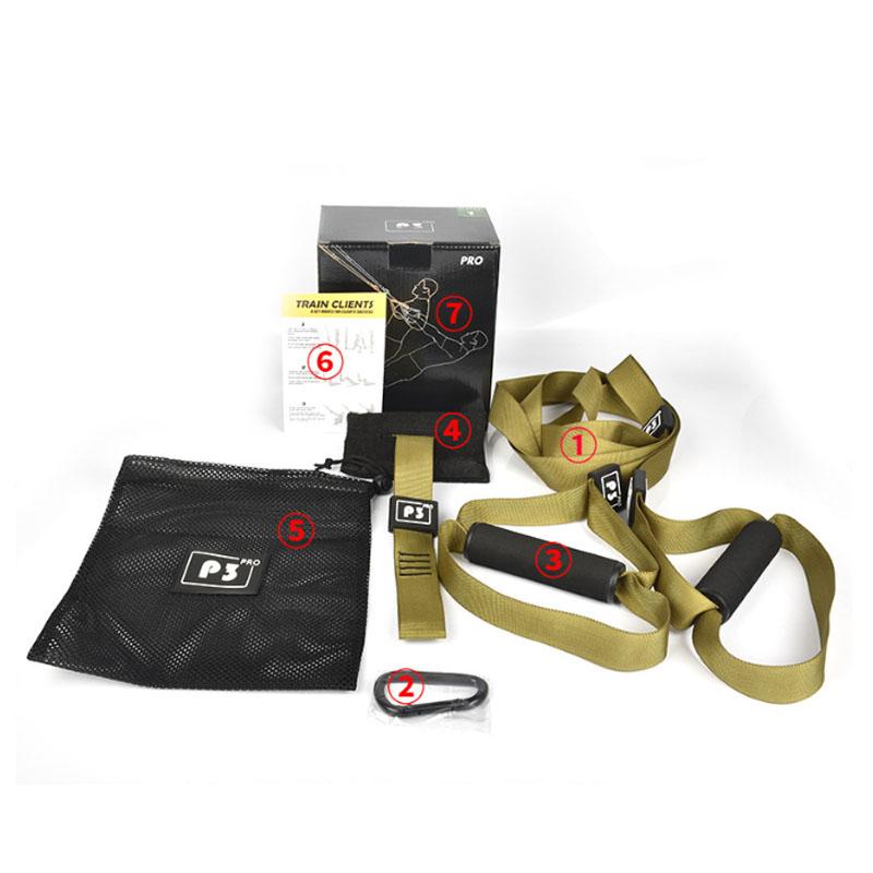 Тренажерная петля для подвесного тренинга Фитнес Сила Мощность Подвесной тренер Регулируемый Фит Йога-ремень Настенное крепление Профессиональный ТРХ Натяжитель