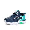 Boys' Sports Shoes Spring and Autumn Children's Primary School Students' Shoes Waterproof Casual Soft-soled Shoes Leather Upper Medium and Large Runn