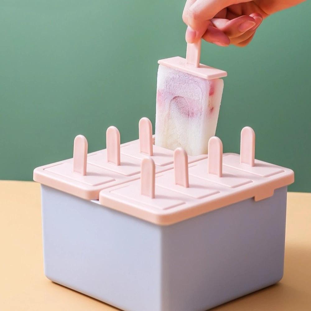 Creative Design Homemade Ice Box DIY Popsicle Mold Cube Tray Ice Cream Popsicle Mold Kitchen Use