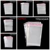 Gifts Cellophane OPP Jewelry  Self Adhesive Pocket Transparent Package Seal Pouch Plastic Candy Bag