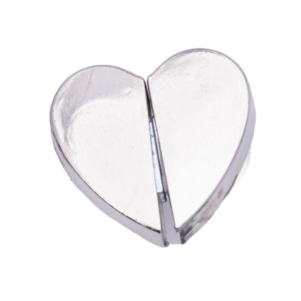 8PCS Anti-Slip Magnetic Curtain Buckle Heart-Shaped Detachable Snap Hooks Curtain Clips Bathroom