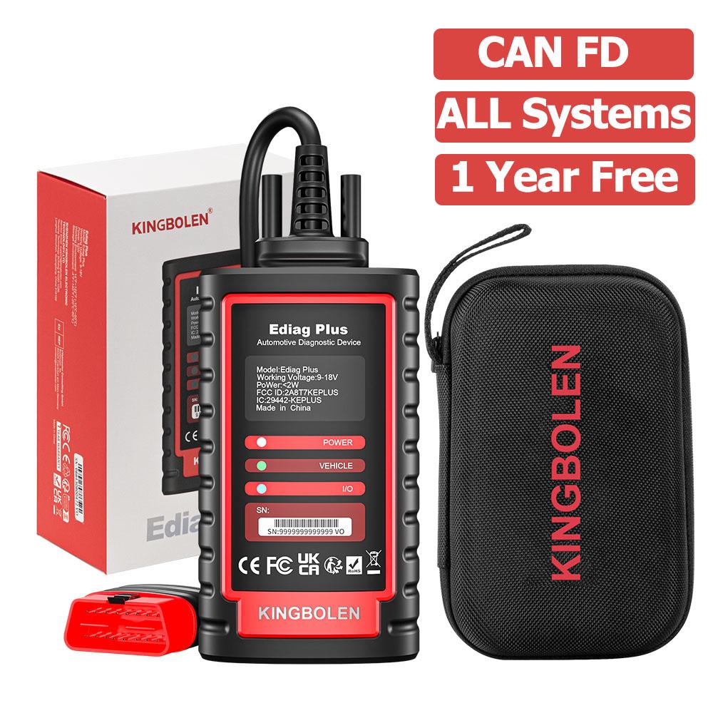 THINKCAR THINKDIAG 2 / KINGBOLEN Ediag Plus CAN FD Все системы 15 Сервисов Сброса Кодирование ЭБУ Сканер OBD2 Автомобильный Диагностический Инструмент