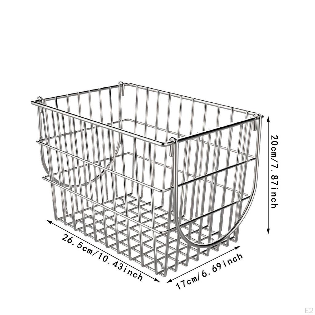 Wire Storage Basket Organizer Multipurpose Organizing Fruit Pantry Organization for