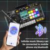 Детский DJ-контроллер Музыкальная игрушка Микшер с микрофоном Светодиодная подсветка Электронная музыкальная игра DJ-вертушка Для детей Подарки на день рождения
