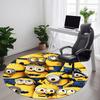 Minions Office Round Area Rug, Under Office Chairs Bedroom Living Room Home Decor  a1022157