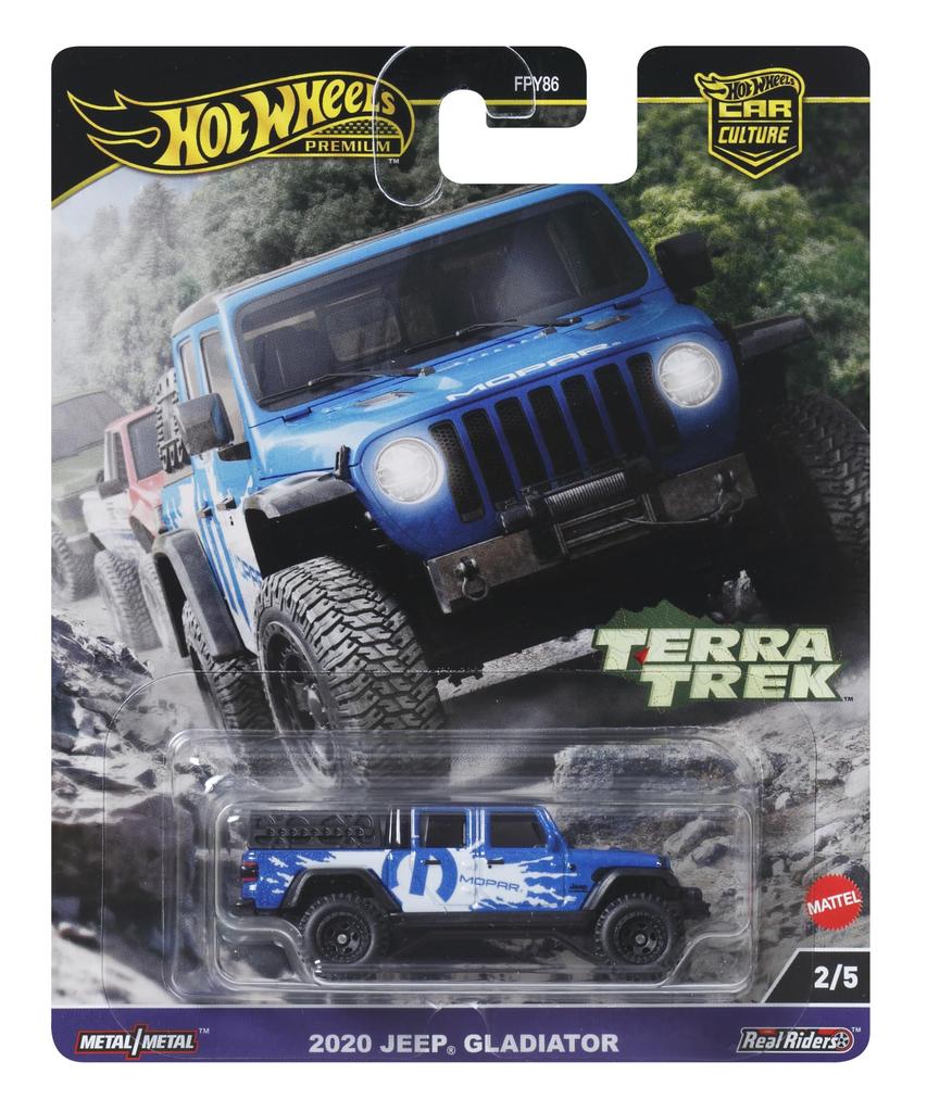 Hot Wheels Car Culture Terra Trek 2020 Джип Гладиатор Мини-машинка Игрушка Синий HRV91 для детей от 3 лет