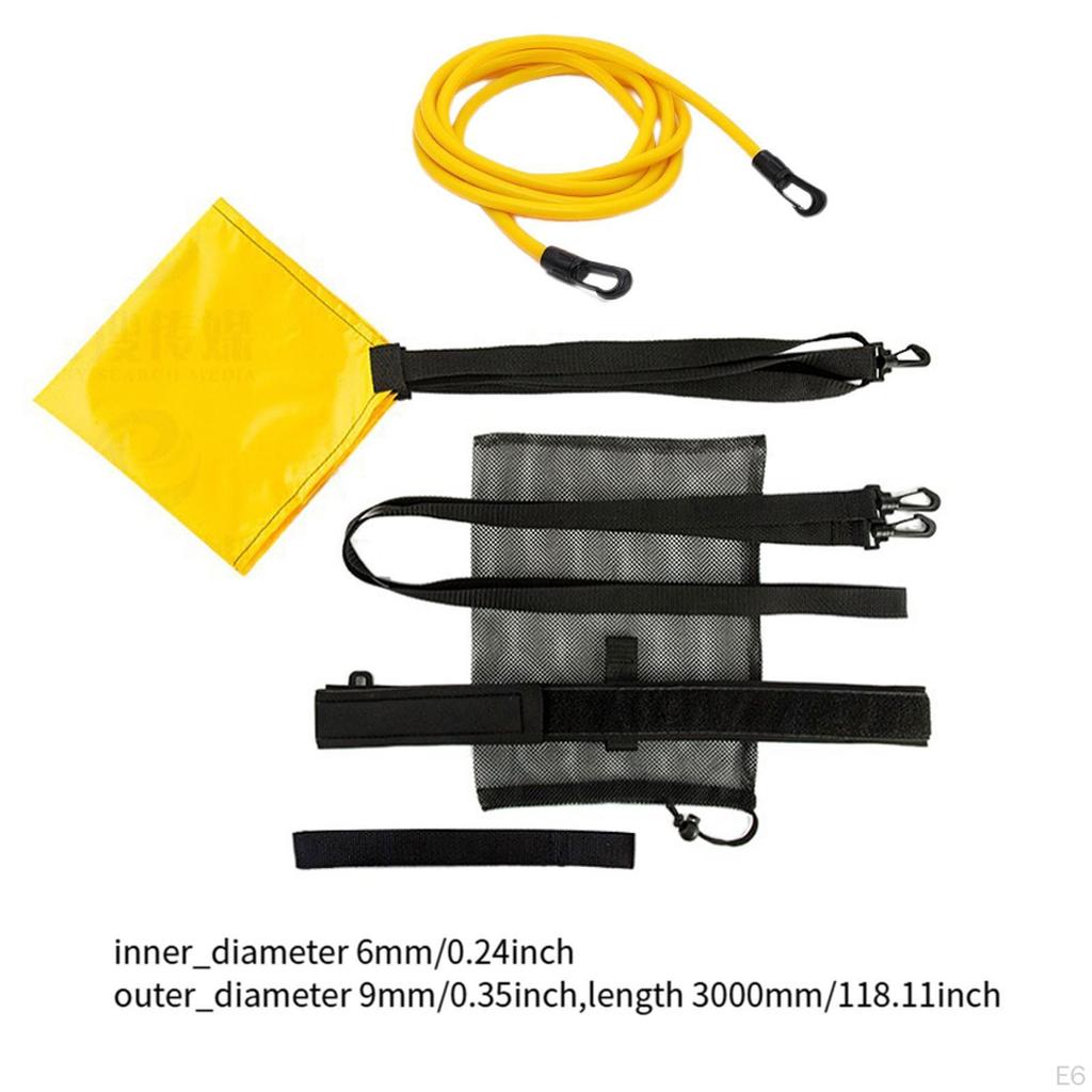 Плавание Парашют Пояс Сопротивления Плаванию Средства, Оборудование Для Тренировки Скорости Силовые Тренировки Инструмент,