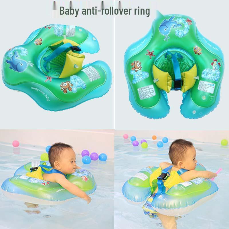 New Double Airbag Baby Swim Ring: Anti-Flip Buoy for Infants and Young Children.