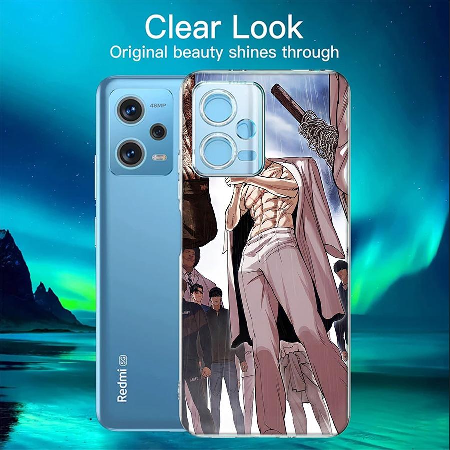 Чехол для телефона Jonggun Lookism для Redmi 12 13C 12C 15C 9 10 10C Note 13 Pro Plus 14 15 Pro 9T 9C 9A TPU Мягкий чехол Прозрачный чехол для телефона