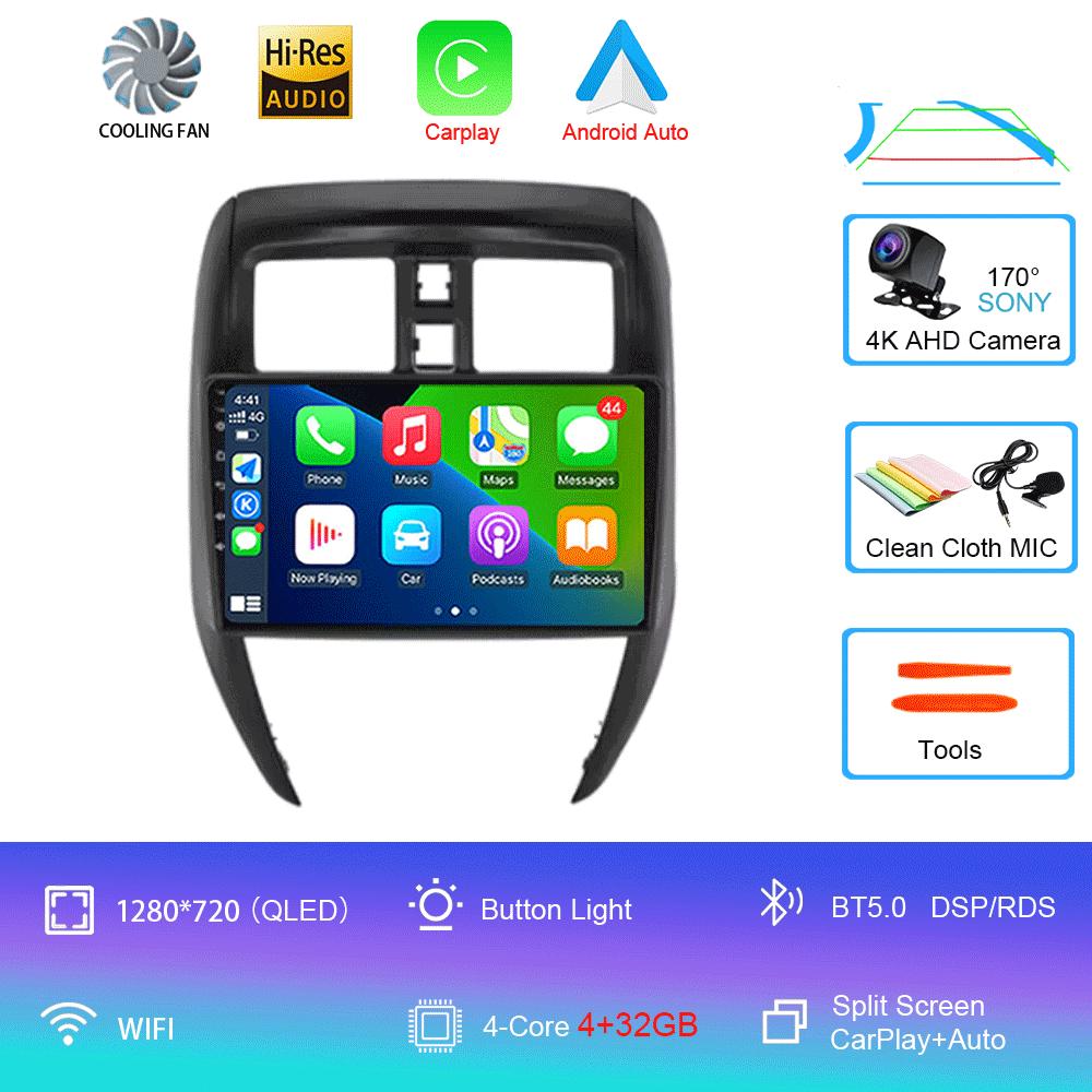 Android Car Radio Video Player для Nissan Versa sedan 2015-2019 GPS-навигация Carplay Auto Stereo Player WIFI 4G DSP 360 камера
