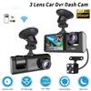 High Definition 1080P2 Inch Screen Driving Recorder with Three Lenses Simultaneously Displayed To Reversing Image Mobile Phone WIFI Car DVR