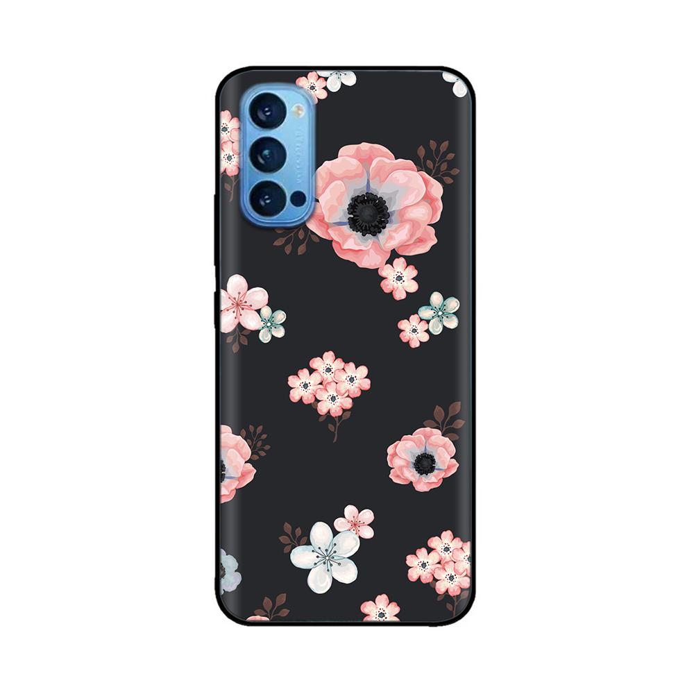 Чехол для Oppo Reno4 Pro 5G Мягкий ТПУ Черный Силиконовый Задняя Крышка Телефона для OPPO Reno 4 Reno4 Pro 5G 4G Чехол Funda Coque Бампер Capa