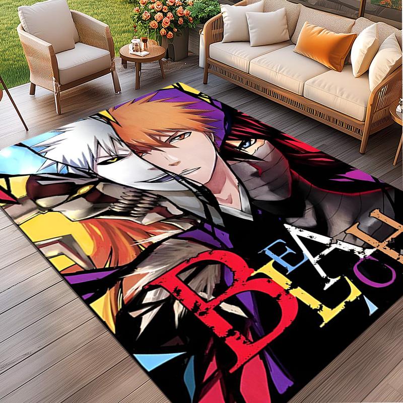 BLEACH Print Rug, Washable Floor Carpet, For Entryway Dorm Laundry Room Office Study, Home Decor Birthday Christmas Gift